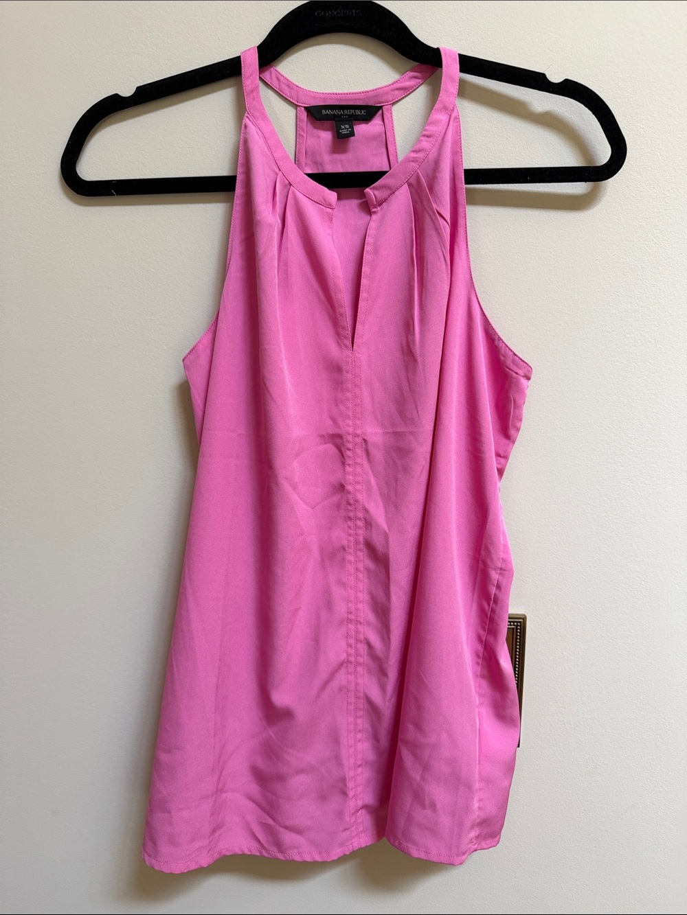 Banana Republic Bright Pink Halter Shell Top